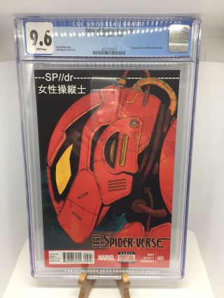 Edge Of Spider - Verse 5 Cgc 9.  6 1st App Of Peni Parker Into Spider - Gwen