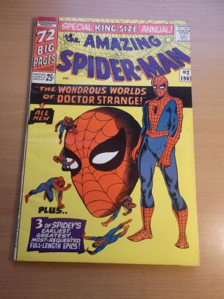 Marvel: The Spider - Man Special King Size Annual 2,  1965,  Fn,  (6.  5)
