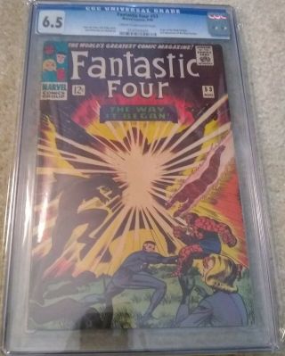 Fantastic Four 53,  Cgc 6.  5 1st Klaw 2nd Black Panther