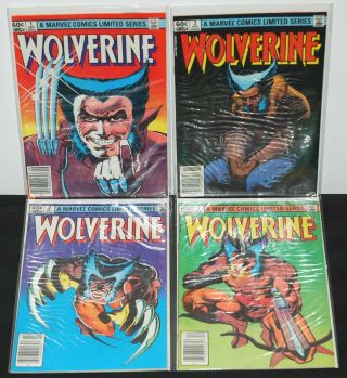 1982 Marvel Wolverine Limited Series 1 - 4 Frank Miller Full Set L3