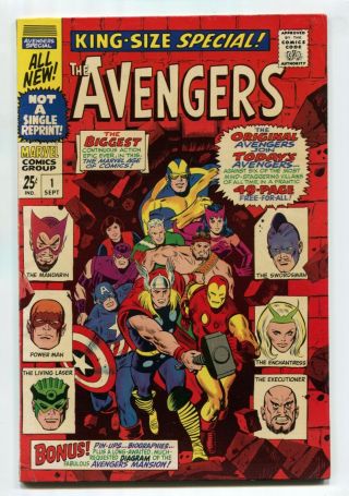 1967 Marvel Avengers Annual 1 & Avengers Team Up Very Fine B2