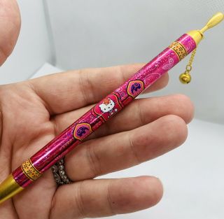 Vintage Hello Kitty Sanrio Pen Rare 2000 Gold Pink Pen