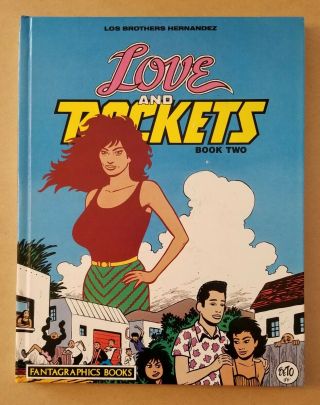 Love And Rockets Signed With Art Book 2 Hc Jaime Beto Hernandez 1st Ed.