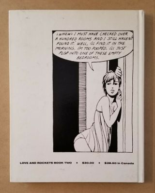 LOVE and ROCKETS Signed with Art BOOK 2 HC Jaime Beto Hernandez 1st Ed. 6
