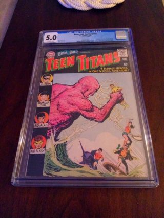 The Brave And The Bold 60 (cgc 5.  0) (very Good/fine) 1st " Teen Titans " &wonder Girl