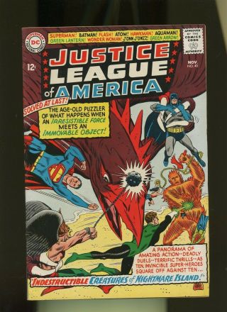 Justice League Of America 40 Vg/fn 5.  0 1 Book Dc Batman Hawkman Atom