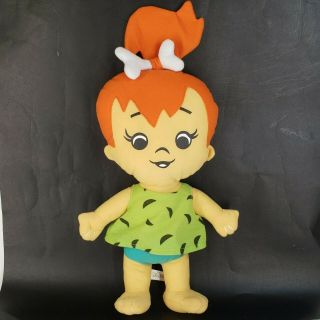 Baby Pebbles Flintstones 16 " Plush Stuffed Doll Toy