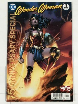 Wonder Woman 75th Anniversary Special 1 Jim Lee Cover Variant (dc 2016) Nm