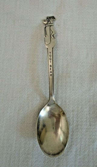 Vintage 1960’s H - B P Old Company Plate Is " Yogi Bear " Collector Spoon 6” Long