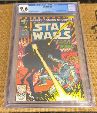 1981 Marvel Star Wars 45 Cgc 9.  6 White Pages Hope Add 3 More Slabs