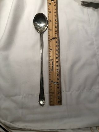 Sterling Silver Long Ice Tea Spoon