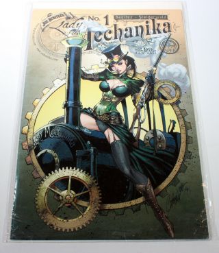 Lady Mechanika 1 Cover B J Scott Campbell Variant Aspen Comics Steampunk 2011