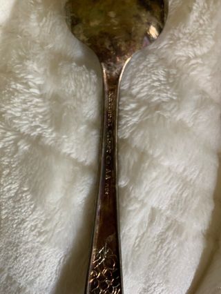 Vintage National Silver Co.  Narcissus Teaspoon 3