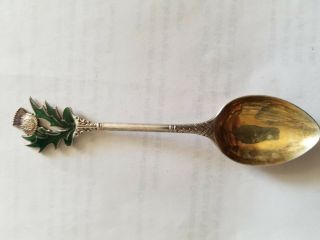Vintage Collectible Souvenir Spoon,  4 - 1/2 ",  E.  P.  N.  S.  Exquisite Plate
