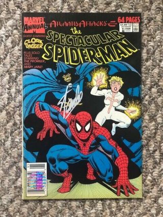 Stan Lee Signed The Spectacular Spider - Man Marvel Excelsior Hologram