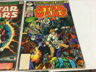 1977 Star Wars Comics 1 2 4 5 6 No UPC 35 Cent Diamond Price Box Marvel 3