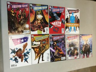 Freedom Fighters 1 - 9 Complete Set 1 2 3 4 5 6 7 8 9 Dc Comics 2010