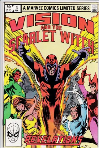 Vision And The Scarlet Witch 1 - 4 Vf - Nm - 1982 - 3 The Complete Limited Series