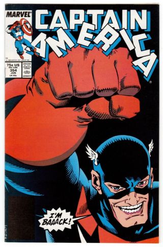 Captain America 354 (marvel 1989) 1st App John Walker As U.  S.  Agent A3 Vf/nm
