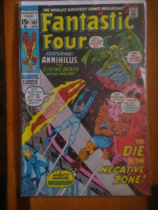 Fantastic Four 109 (apr 1971,  Marvel)