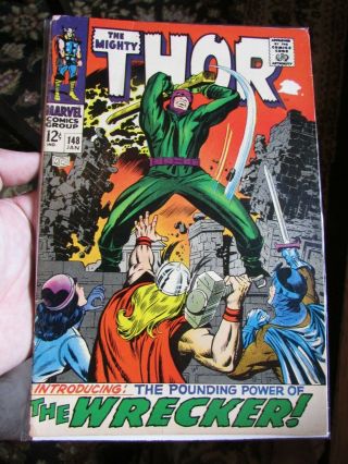 Thor 148 (jan 1968,  Marvel) First Appearance Of Wrecker Low Grade