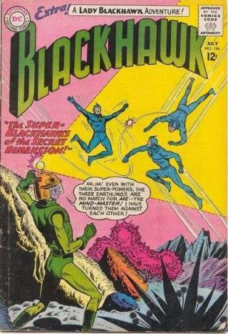 Blackhawk (1944 Series) 186 In Fine Minus.  Quality Comics [ 4c]
