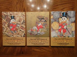 The Life And Times Of Scrooge Mcduck Don Rosa Volumes 1,  2 & Companion Boom