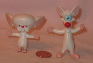 Warner Brothers Animaniacs Bendable Pinky & The Brain Figure; By Just Toys