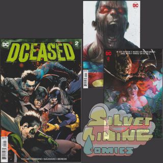 Dceased 2 Set Of Three 1st Print Cover A,  Mattina,  Homage Horror Variant