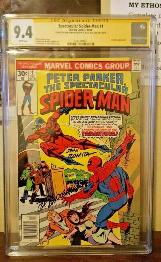 The Spectacluar Spider - Man 1 Cgc S.  S.  9.  4 First Issue Of Series