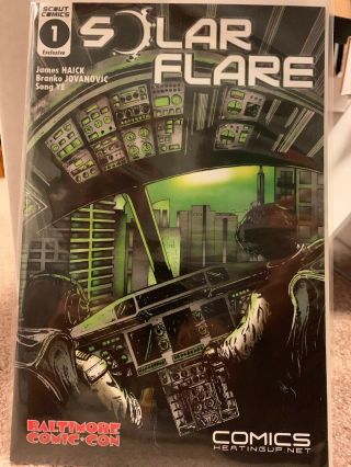 Solar Flare 1 Nm Rare Baltimore Comic - Con Exclusive Limited To 250 Copies