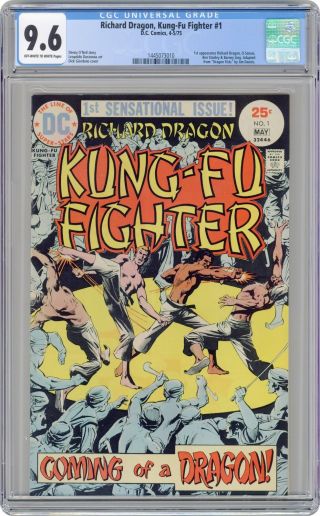 Richard Dragon Kung Fu Fighter 1 1975 Cgc 9.  6 1445073010