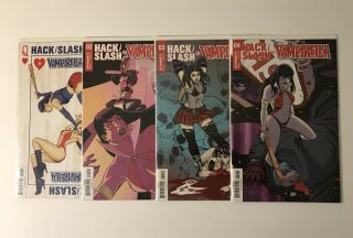 Hack Slash Vs Vampirella 1 - 4 (2017,  Dynamite) 1st Prints Nm/nm,