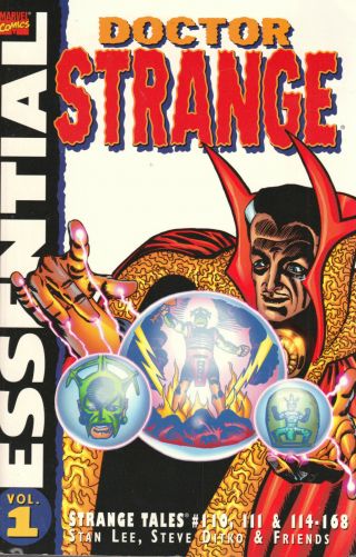 Essential Dr.  Strange V1 Rare 1st Print 2001 Vf,  No Creases B&w