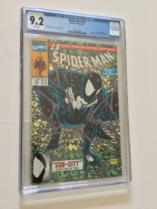 Spider - Man 13 Cgc 9.  2 (1990,  Marvel) Black Costume Morbius