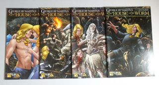 In The House Of The Worm 1 - 4 Vf/nm To Nm George R.  R.  Martin Comic Set Avatar