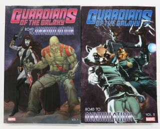 Guardians Of The Galaxy Road To Annihilation 1 2 Marvel Graphic Novel Comic Book