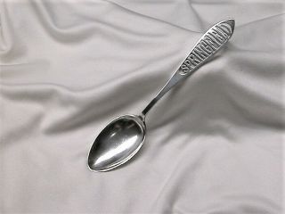 Sterling Silver Souvenir Spoon Cut Out Springfield Wi Il Ma Tx Mn Ca Oh Mi In Ky