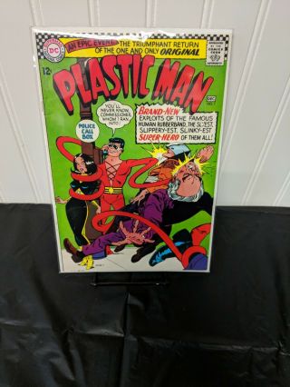 Plastic Man 1 Gill Kane 1966 1st Silver Age Plastic Man Unpressed
