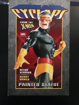 Randy Bowen Designs Cyclops Retro Version Painted Statue /2000 X - Men Le
