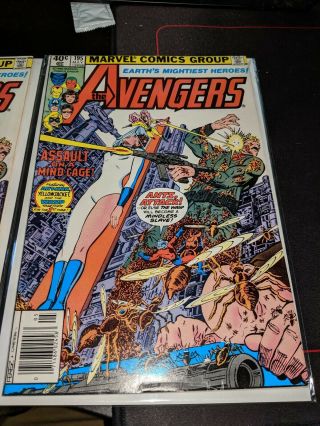 The Avengers 195 Marvel (1980) comic book x2 low to mid grade 5