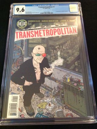Dc/helix Comic Transmetropolitan 1 Cgc 9.  6 Graded.  Sept 1997