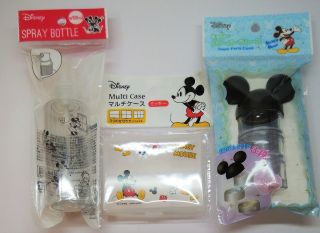 Disney Mickey Mouse Cosmetics Case Set Very Cute Shipped From Japan Make Up