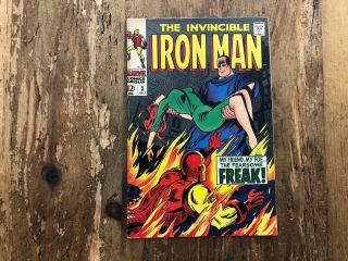 The Invincible Iron Man 3 Marvel Comics 1968 Vg,  /fn Combine V