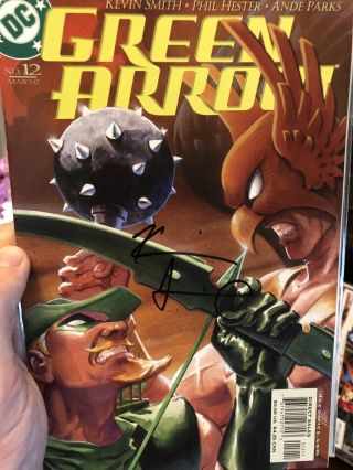 Signed Green Arrow Comic 12 By Writer Kevin Smith - For Charity