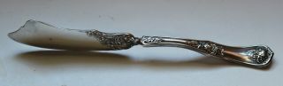 Antique Oxford Silver Plate Co.  Master Butter Knife Twisted Handle
