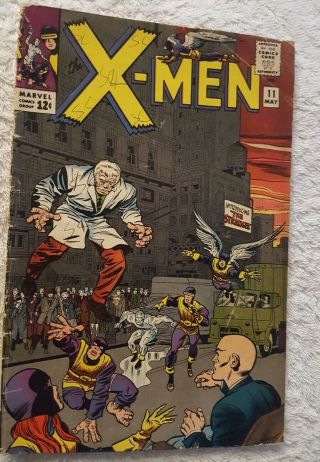 X - Men 11 1965 Marvel Jack Kirby 1st Stranger Stan Lee