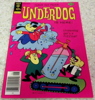 Underdog 13,  (nm - 9.  2) 1977 Gold Key 40 Off Guide