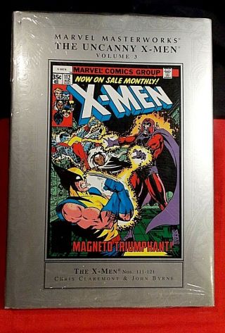 Marvel Masterworks:uncanny X - Men Vol 3 (111 - 121) Hardcover Byrne Claremont