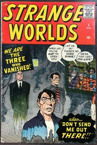 Strange Worlds 5 Vg/vg,  Pre - Hero Jack Kirby & Steve Ditko Key Issue L@@k